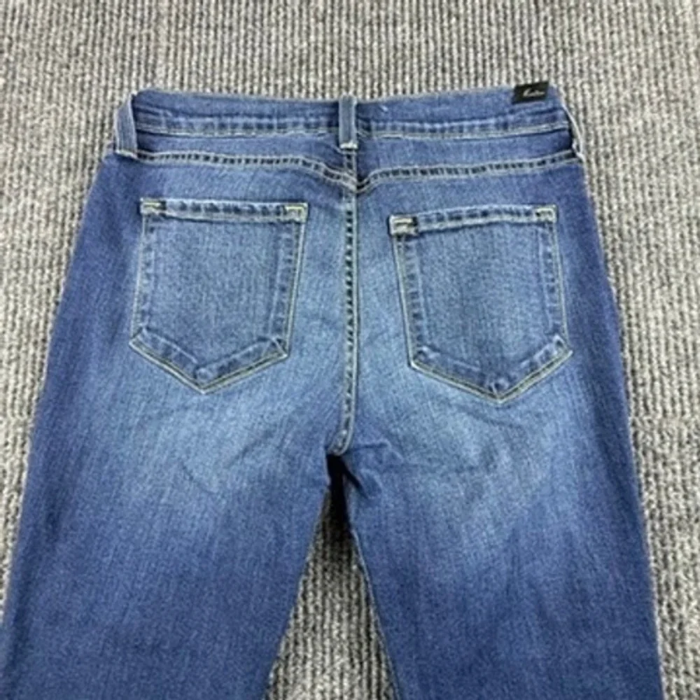 KanCan Distressed‎ Straight Leg Jeans Womens Size 26 Medium Wash BK1231 USA Made